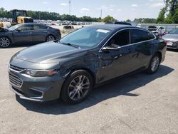 Chevrolet salvage cars for sale: 2017 Chevrolet Malibu LT