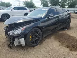 Infiniti salvage cars for sale: 2016 Infiniti Q50 RED Sport 400