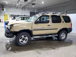 Salvage cars for sale at Candia, NH auction: 2001 Nissan Xterra XE