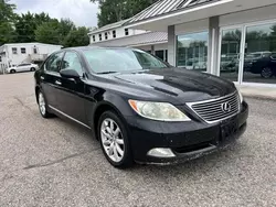 Salvage cars for sale at North Billerica, MA auction: 2009 Lexus LS 460