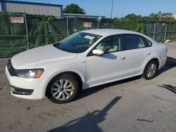 Volkswagen salvage cars for sale: 2015 Volkswagen Passat S