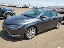 Salvage cars for sale at Brighton, CO auction: 2015 Chrysler 200 C