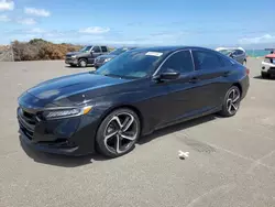 Honda salvage cars for sale: 2022 Honda Accord Sport