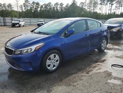 Salvage cars for sale at Harleyville, SC auction: 2017 KIA Forte LX