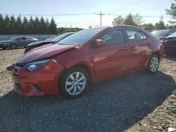 Toyota salvage cars for sale: 2015 Toyota Corolla L