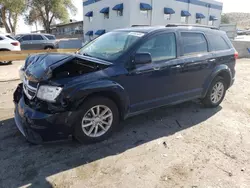 Salvage cars for sale at Albuquerque, NM auction: 2017 Dodge Journey SXT