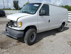 Ford Econoline e250 van salvage cars for sale: 2003 Ford Econoline E250 Van