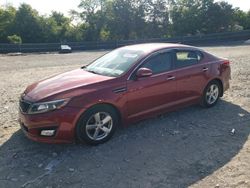 KIA Optima lx salvage cars for sale: 2015 KIA Optima LX