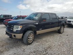 Salvage cars for sale from Copart New Braunfels, TX: 2013 Ford F150 Supercrew