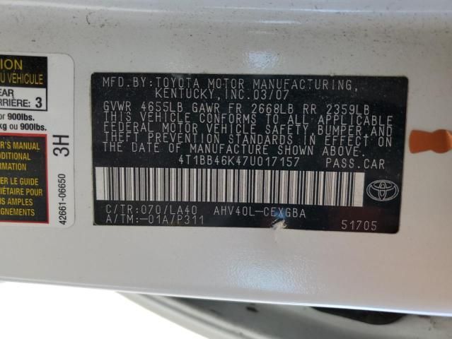 2007 Toyota Camry Hybrid