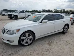 Salvage cars for sale at Houston, TX auction: 2010 Lexus LS 460L