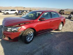 Salvage cars for sale at North Las Vegas, NV auction: 2016 Volkswagen Passat S