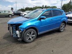 Toyota rav4 xle Vehiculos salvage en venta: 2017 Toyota Rav4 XLE