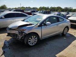 Honda Civic ex salvage cars for sale: 2012 Honda Civic EX