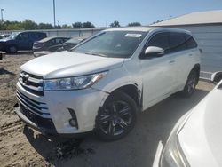 Toyota salvage cars for sale: 2017 Toyota Highlander LE