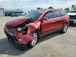 Salvage cars for sale at Tulsa, OK auction: 2012 Chevrolet Traverse LTZ