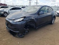 Salvage cars for sale at Elgin, IL auction: 2022 Tesla Model Y