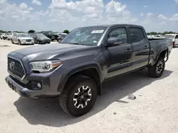 Salvage cars for sale from Copart San Antonio, TX: 2018 Toyota Tacoma Double Cab