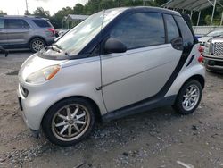 Salvage cars for sale at Savannah, GA auction: 2009 Smart Fortwo Passion