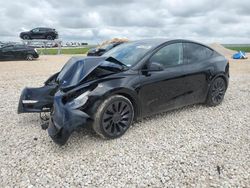 Salvage cars for sale at Taylor, TX auction: 2021 Tesla Model Y