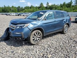 Salvage cars for sale from Copart Windham, ME: 2020 Honda Pilot EX