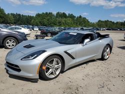 Salvage cars for sale at Mendon, MA auction: 2016 Chevrolet Corvette Stingray 2LT