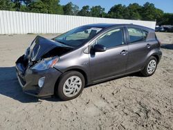 Salvage cars for sale at Seaford, DE auction: 2016 Toyota Prius C