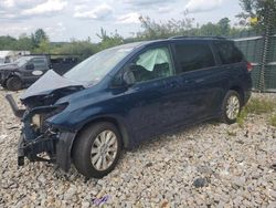 Salvage cars for sale at Candia, NH auction: 2012 Toyota Sienna LE