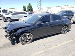 Salvage cars for sale at Hayward, CA auction: 2022 Hyundai Elantra Limited