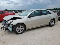 Salvage cars for sale from Copart San Antonio, TX: 2016 Chevrolet Malibu Limited LS