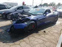 Chevrolet salvage cars for sale: 2017 Chevrolet Corvette Stingray Z51 2LT