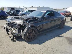 Salvage cars for sale at Vallejo, CA auction: 2018 Mercedes-Benz C 43 4matic AMG