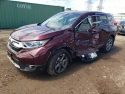 Salvage cars for sale at Elgin, IL auction: 2019 Honda CR-V EXL