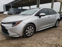 Salvage cars for sale at West Palm Beach, FL auction: 2021 Toyota Corolla LE