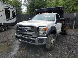 Salvage trucks for sale at Waldorf, MD auction: 2015 Ford F550 Super Duty