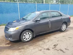 Salvage cars for sale from Copart Atlantic Canada Auction, NB: 2013 Toyota Corolla Base