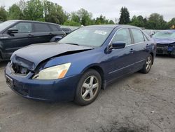 Honda salvage cars for sale: 2005 Honda Accord EX