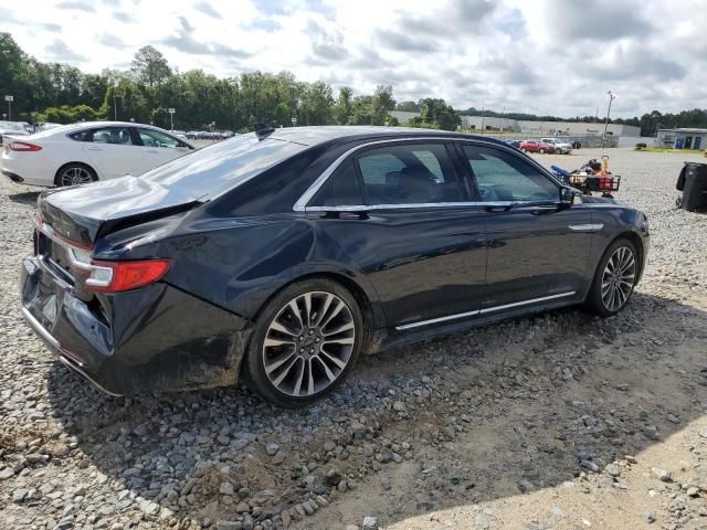 2019 Lincoln Continental Select