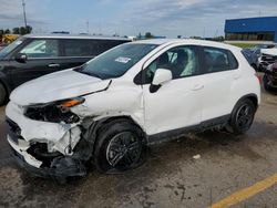 Salvage cars for sale at Woodhaven, MI auction: 2020 Chevrolet Trax LS