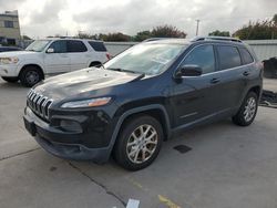 Salvage cars for sale at Wilmer, TX auction: 2015 Jeep Cherokee Latitude