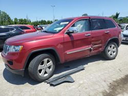 Jeep salvage cars for sale: 2012 Jeep Grand Cherokee Limited