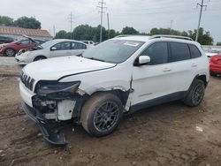 Jeep salvage cars for sale: 2019 Jeep Cherokee Latitude