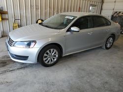 Salvage cars for sale from Copart Abilene, TX: 2015 Volkswagen Passat S