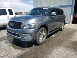 Infiniti salvage cars for sale: 2015 Infiniti QX80