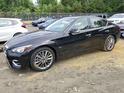 Salvage cars for sale at auction: 2018 Infiniti Q50 Luxe