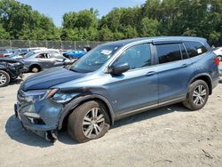 Salvage cars for sale at Waldorf, MD auction: 2016 Honda Pilot EXL