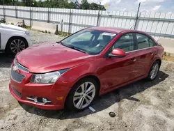 Vehiculos salvage en venta de Copart Spartanburg, SC: 2011 Chevrolet Cruze LTZ