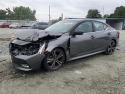 Nissan salvage cars for sale: 2021 Nissan Sentra SR