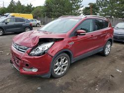 Salvage cars for sale at Denver, CO auction: 2016 Ford Escape Titanium