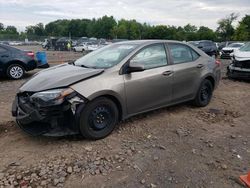 Salvage cars for sale from Copart Chalfont, PA: 2017 Toyota Corolla L